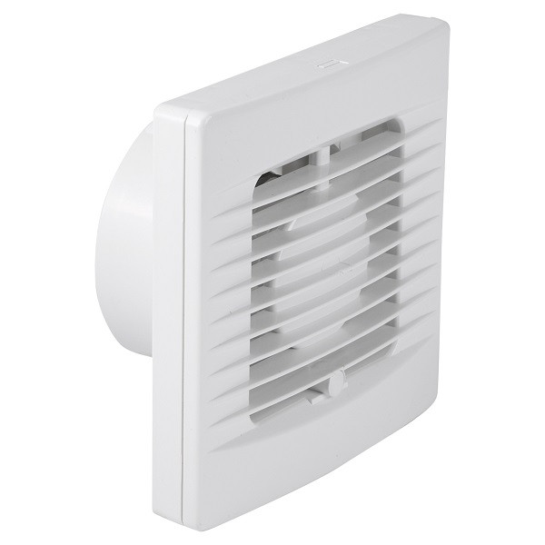 Design badkamer/toilet ventilator Blauberg Sileo - 100mm - MET TIMER